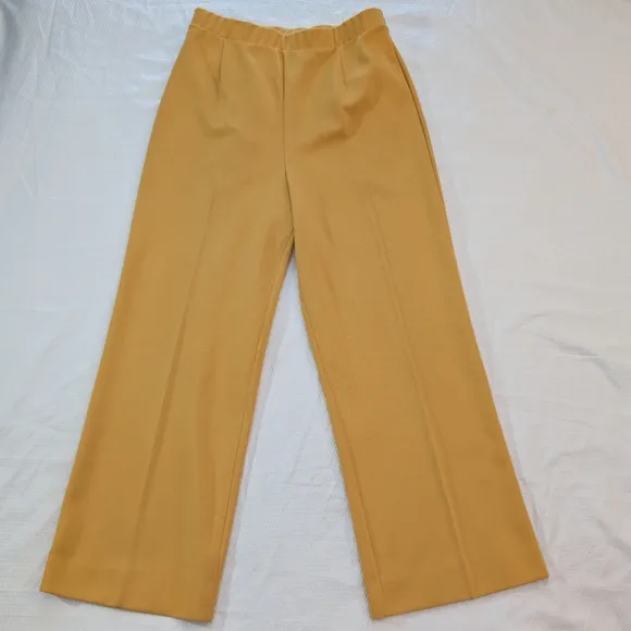 Vintage Gold Three Piece Coordinated Skirt/Pants Set - Large