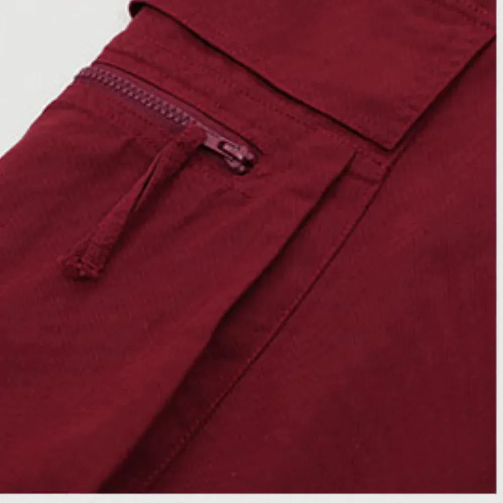 Vintage Multi-Pocket Straight Leg Cargo Pants