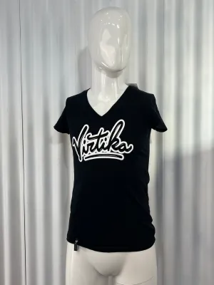 Virtika W Matte V Neck T-Shirt