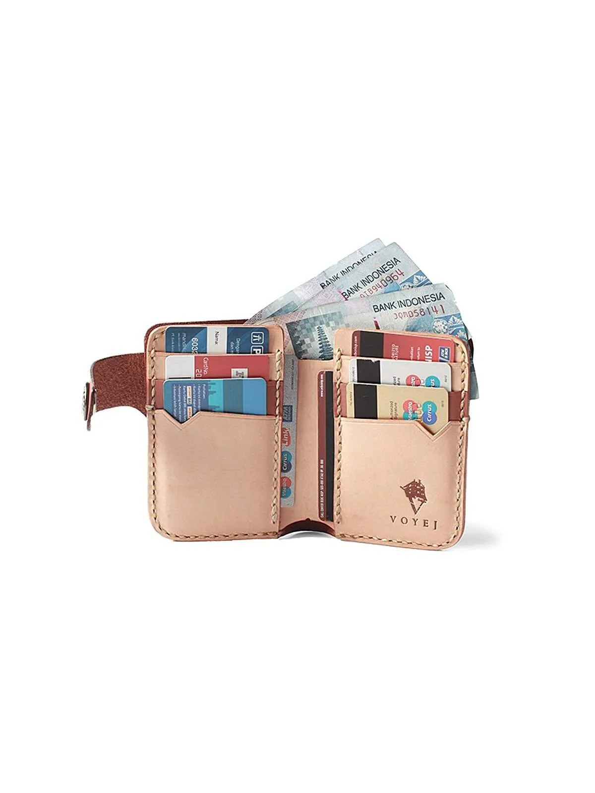 Voyej Discovery IV Light Brown Medium Wallet