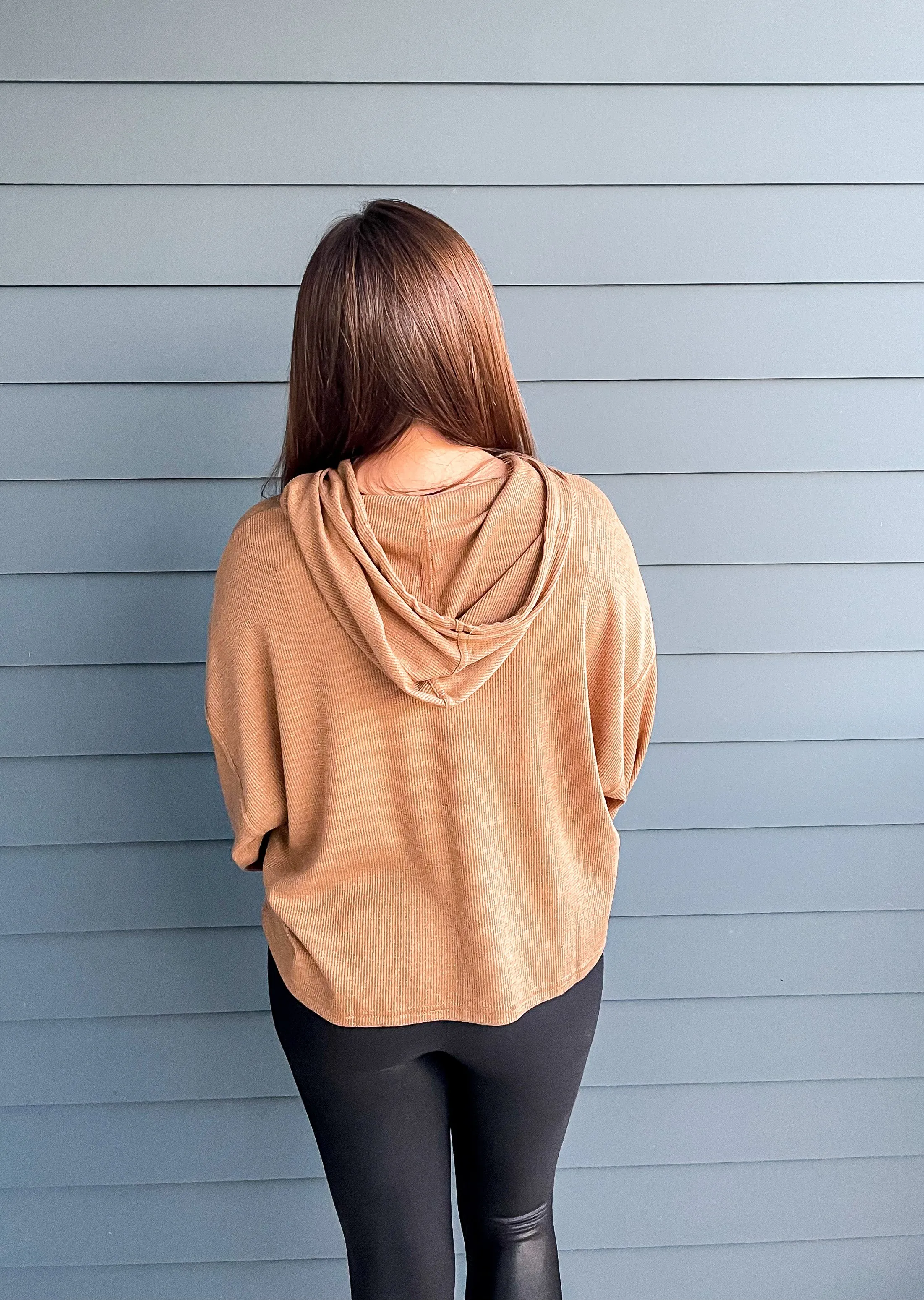 Waffle Hoodie - Mocha