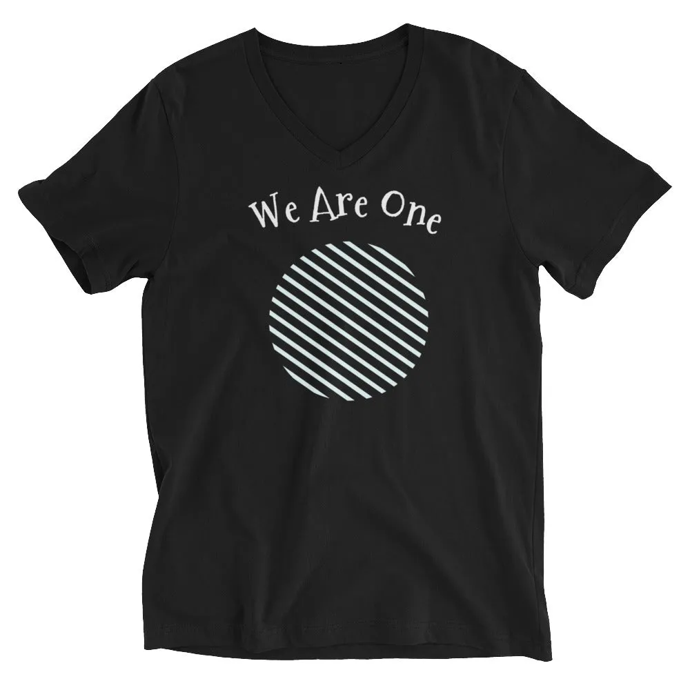 We Are One V-Neck Unisex T-Shirt