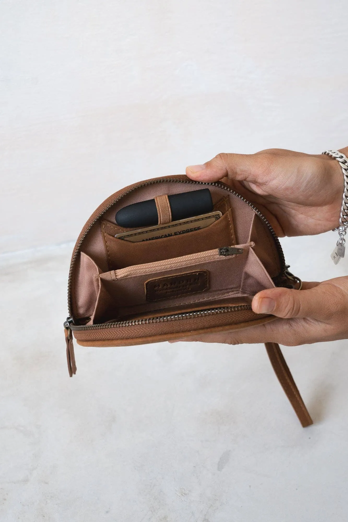 Wedge Wallet - Saddle (Light)