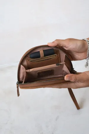 Wedge Wallet - Saddle (Light)