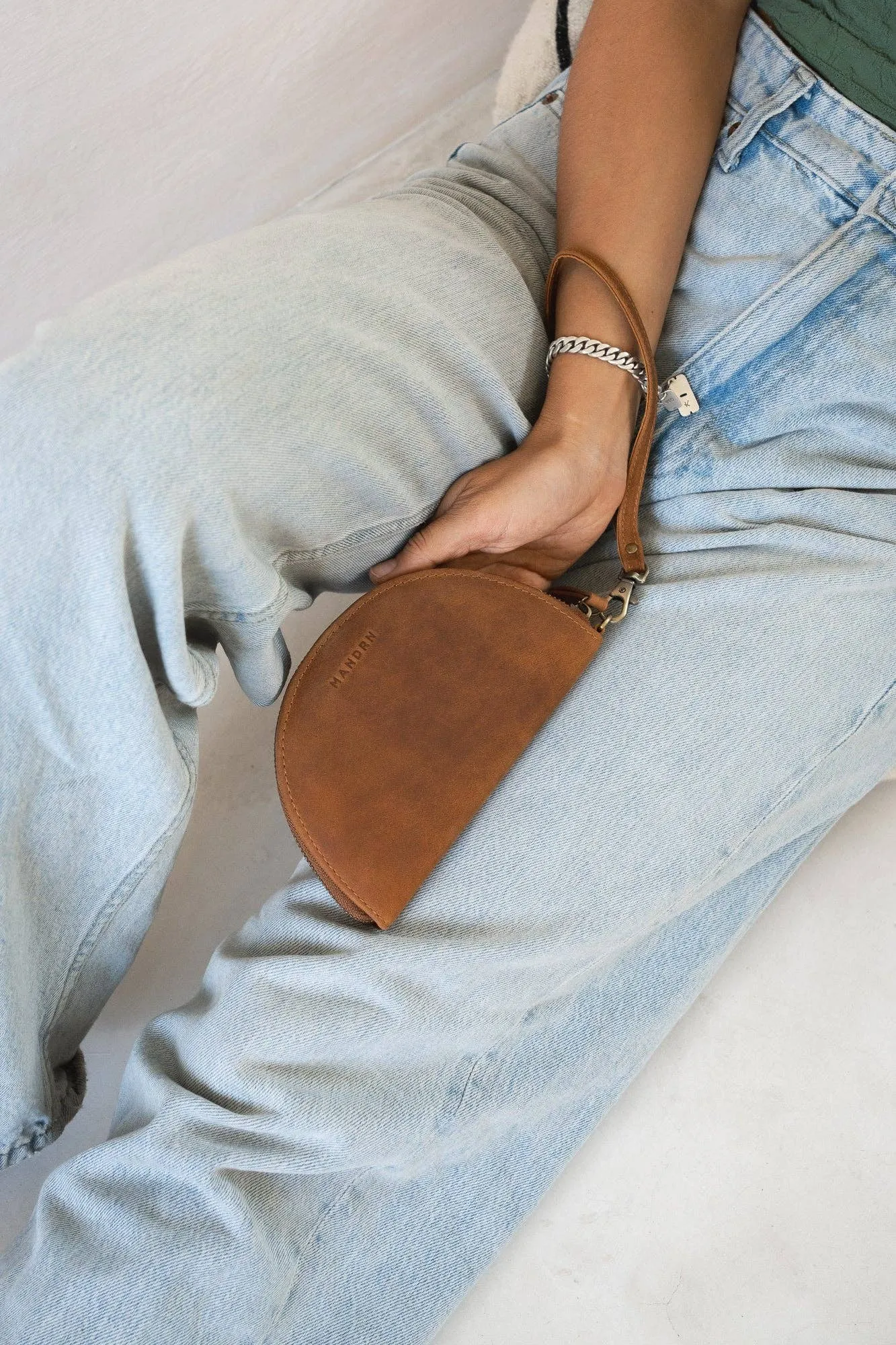 Wedge Wallet - Saddle (Light)