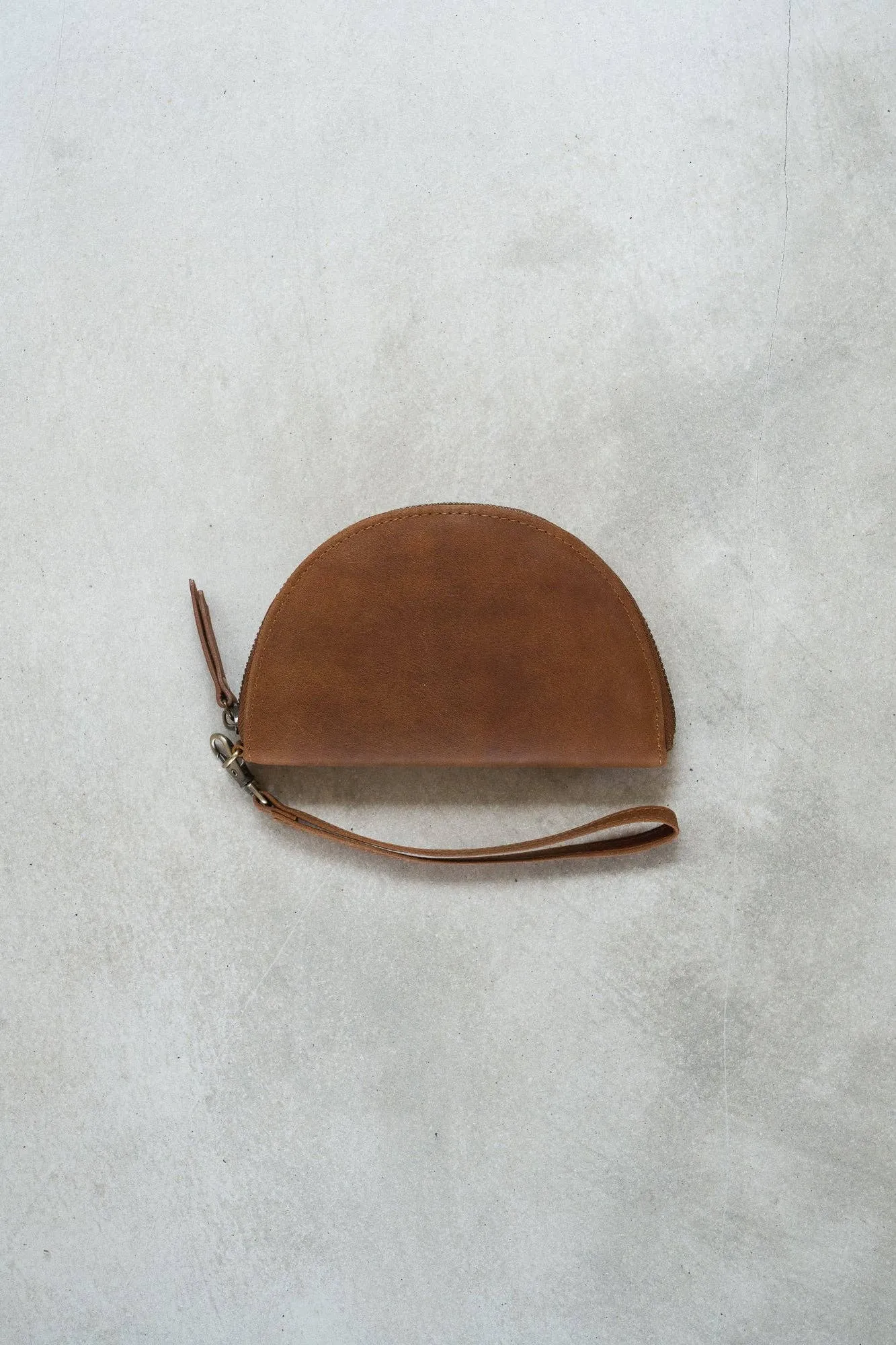 Wedge Wallet - Saddle (Light)
