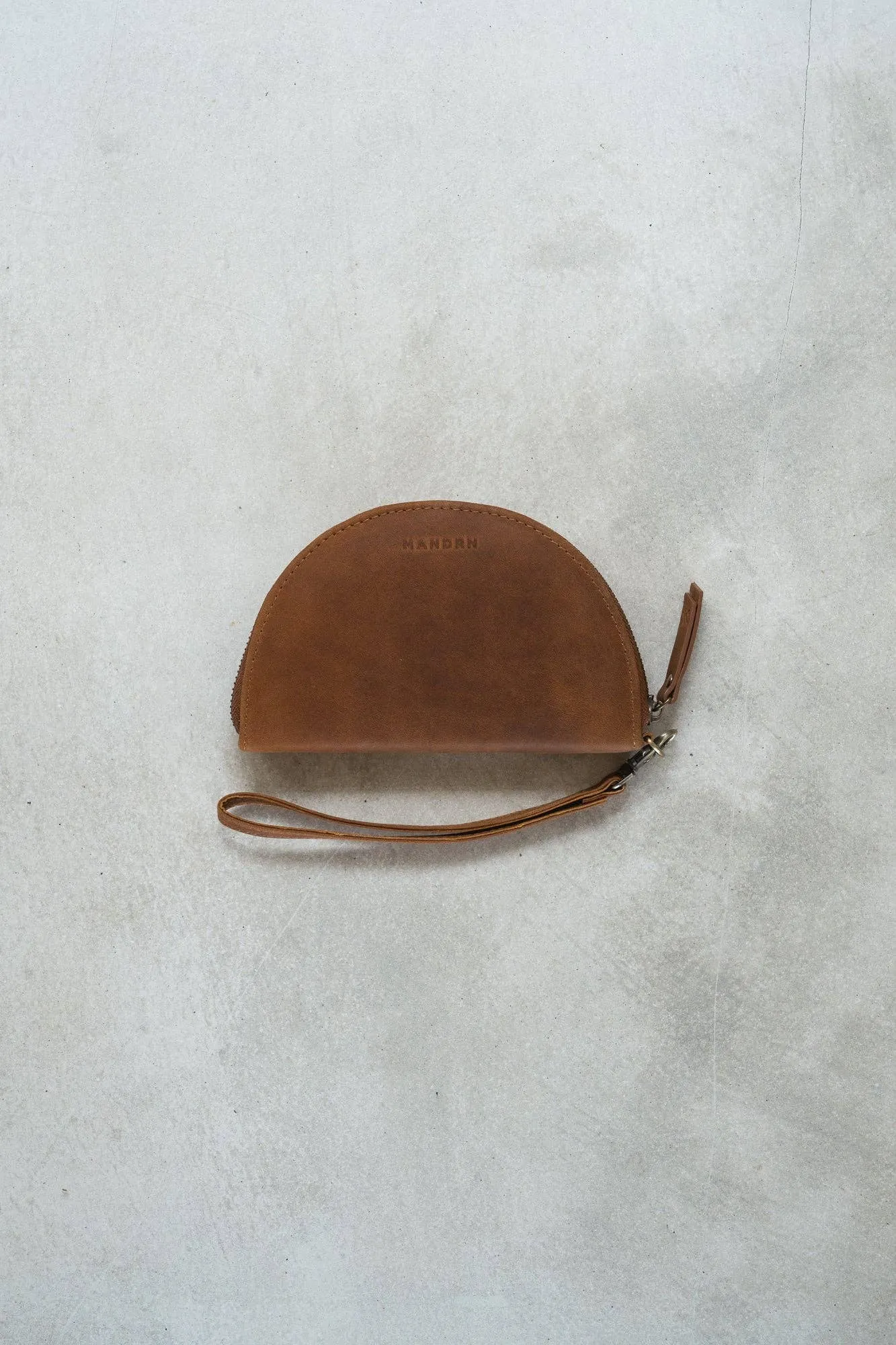 Wedge Wallet - Saddle (Light)