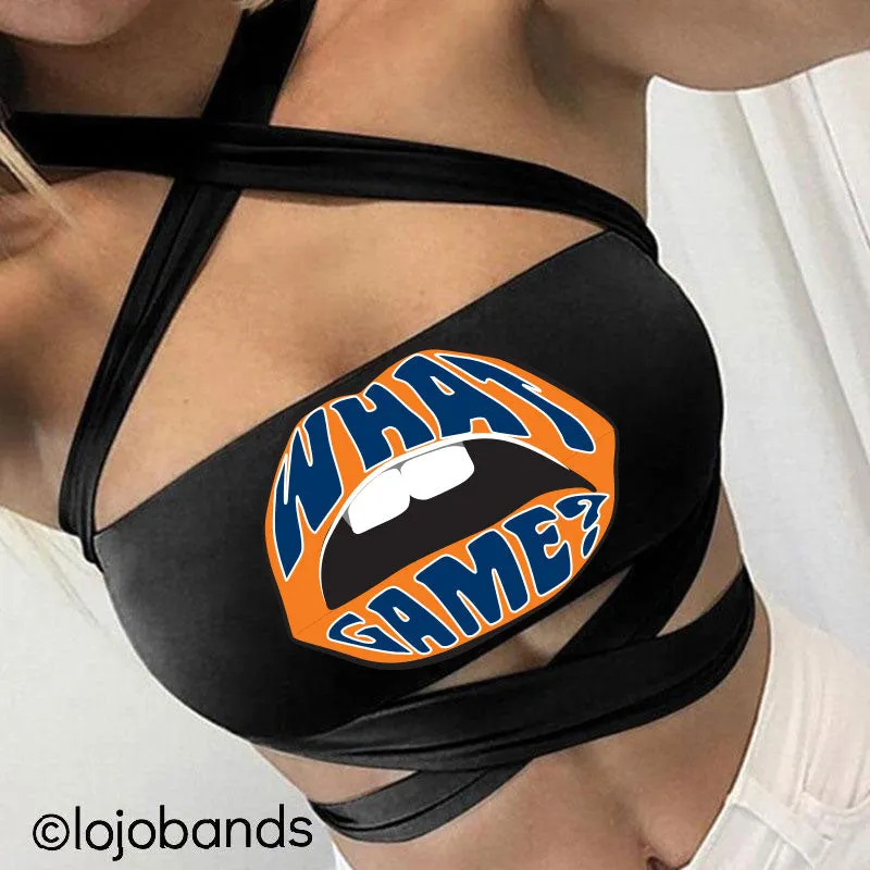 What Game Lips Black Multiway Bandeau