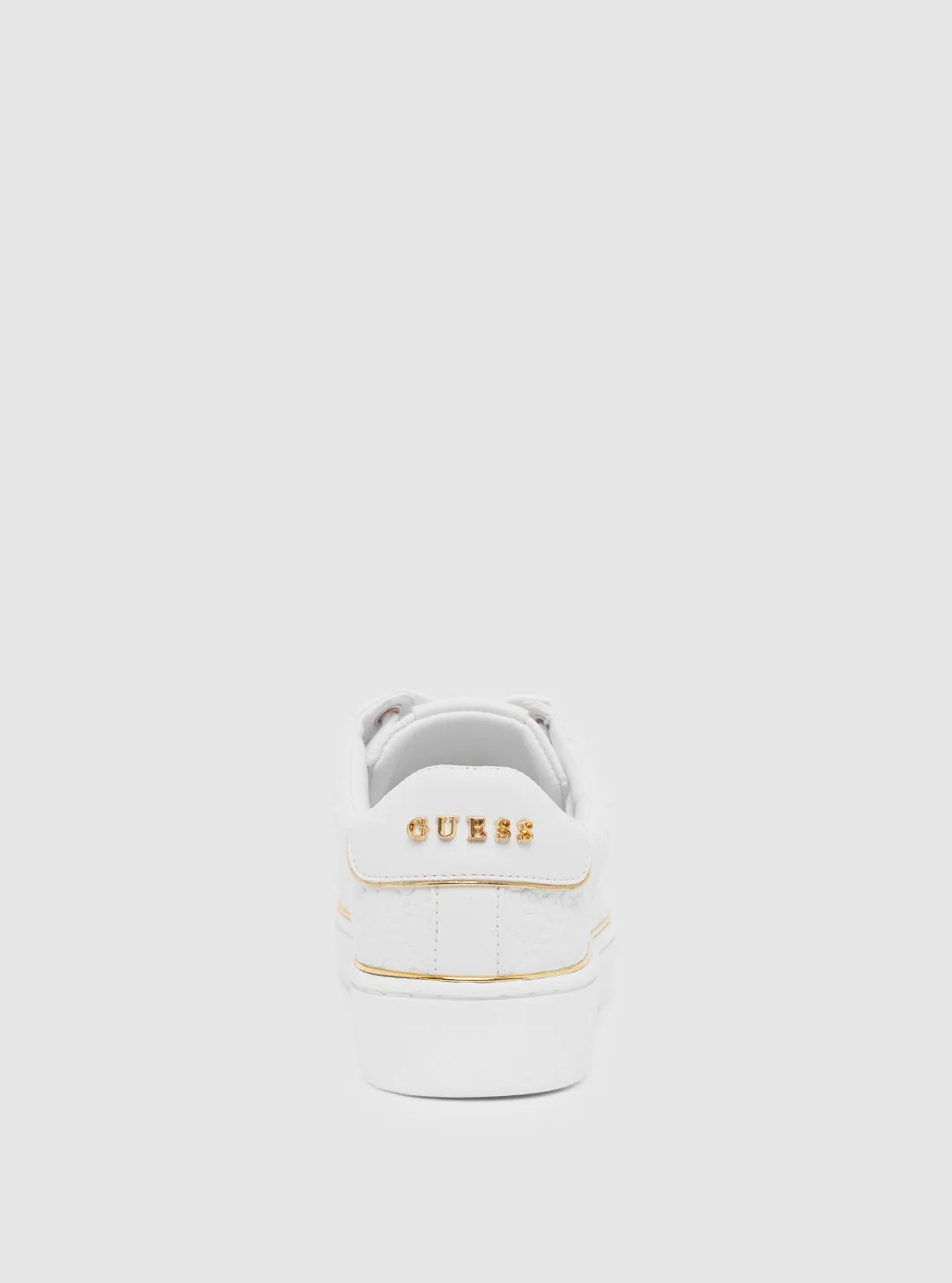 White Beary Low-Top Sneakers