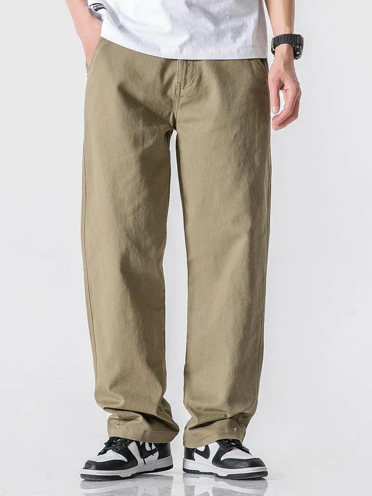Wide Leg Straight Drape Pants