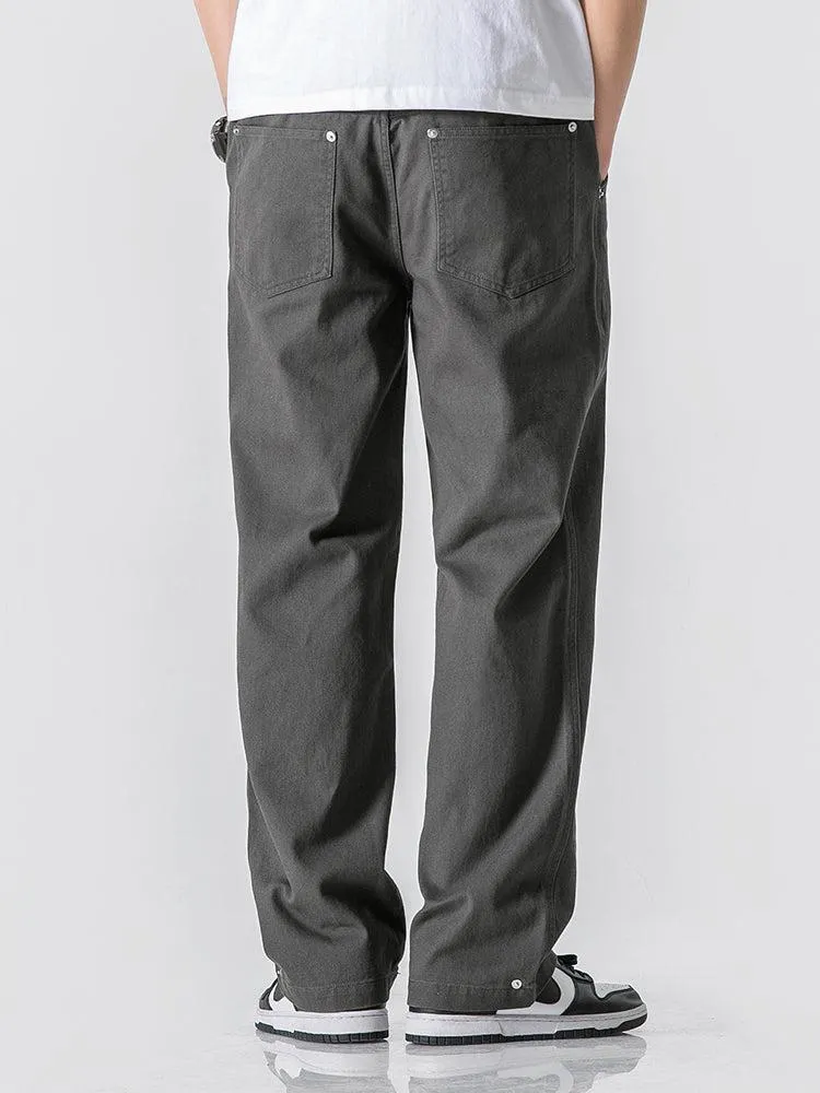Wide Leg Straight Drape Pants