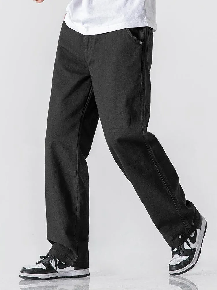 Wide Leg Straight Drape Pants