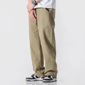 Wide Leg Straight Drape Pants