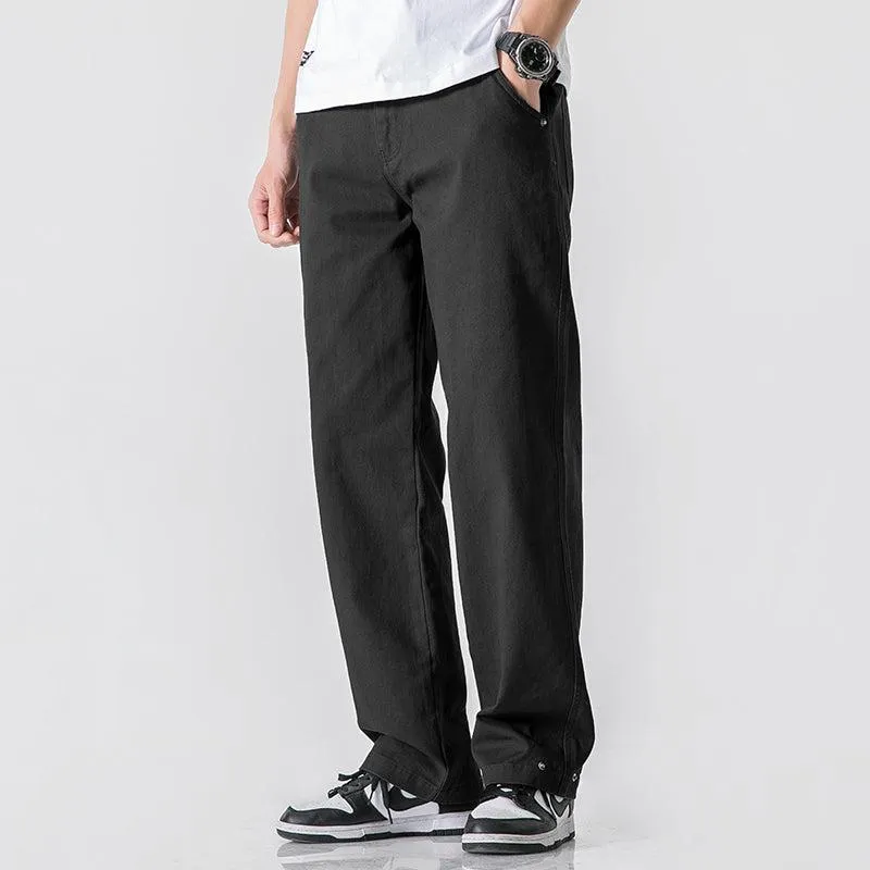 Wide Leg Straight Drape Pants