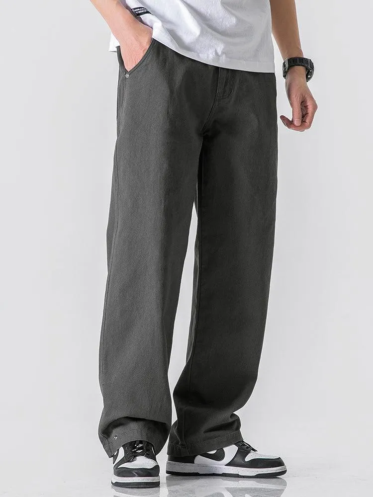 Wide Leg Straight Drape Pants