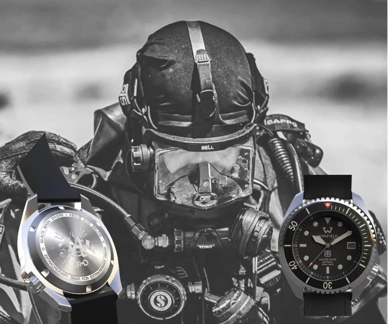Winfield / Black Mask Divers MASTER DIVER / LIMITED EDITION