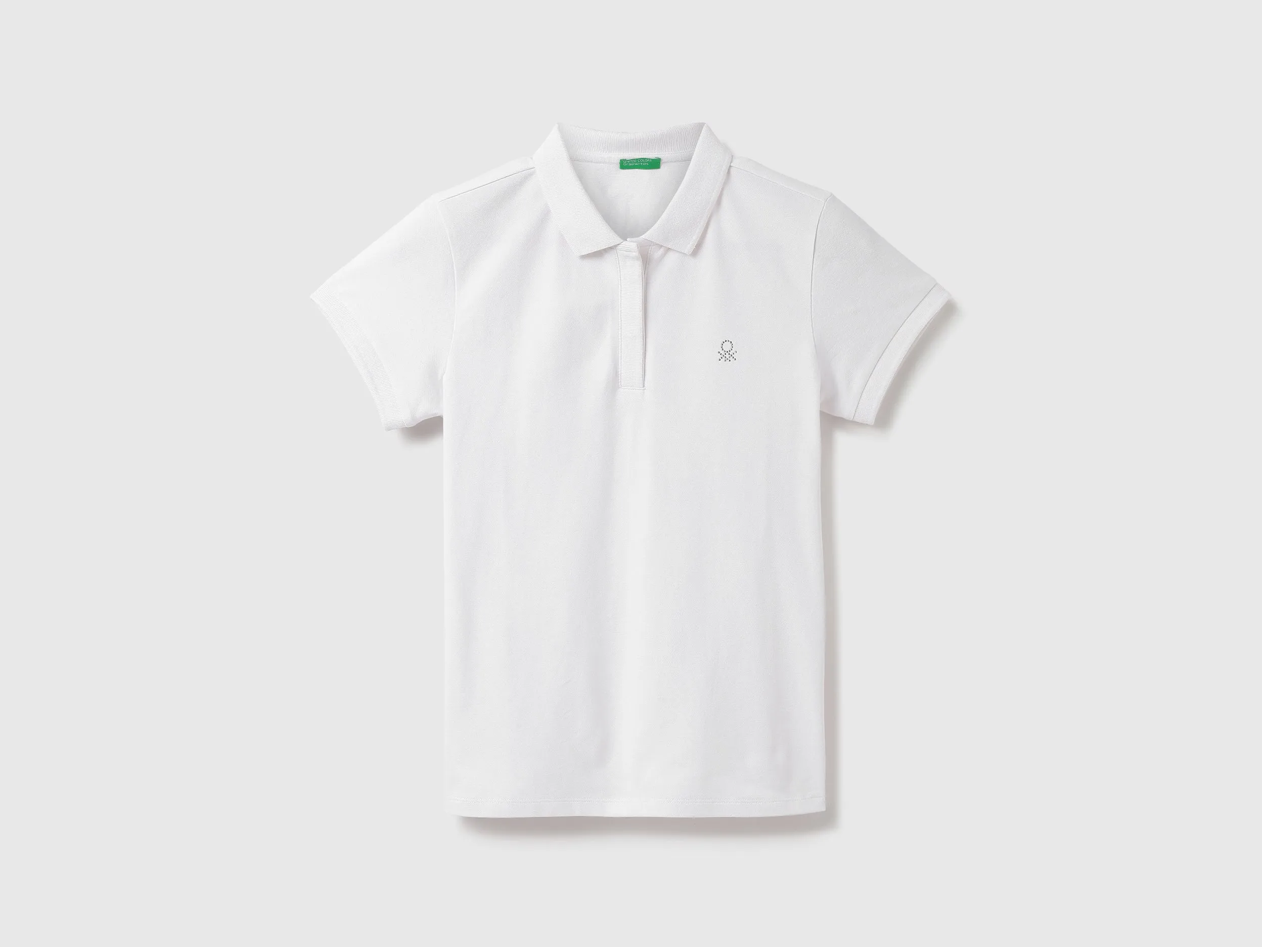 Women Solid Polo Collar T-shirt