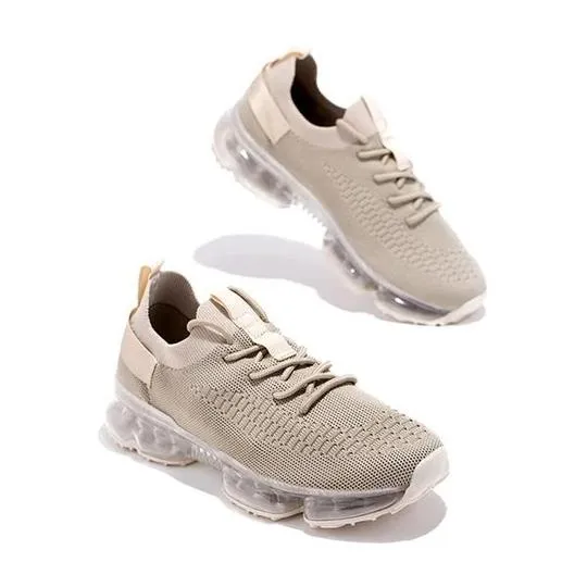 Women's Comfy Air Cushion Sneakers, Breathable Shoes Walking Running Shoes