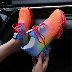 Women's Comfy Air Cushion Sneakers, Breathable Shoes Walking Running Shoes