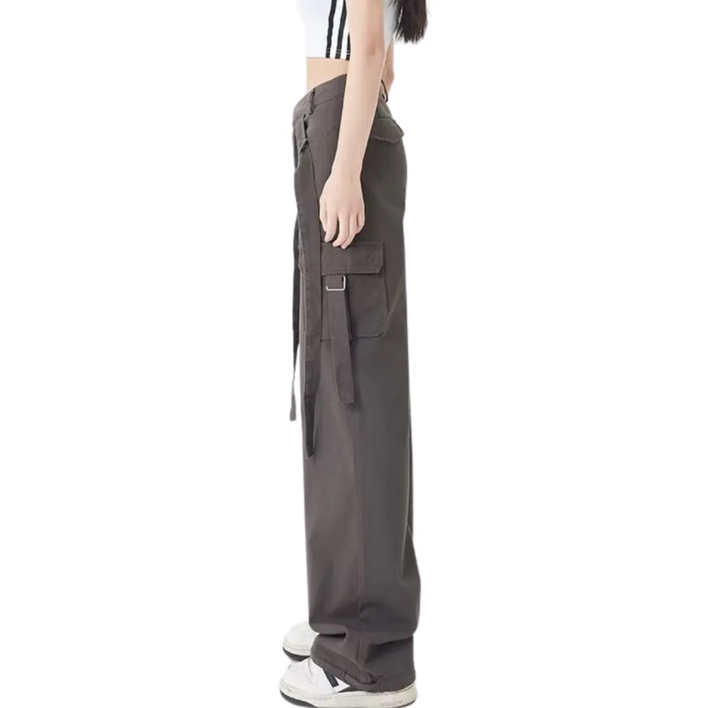 Women's High Street Low Rise Lace-Up Cargo Pants