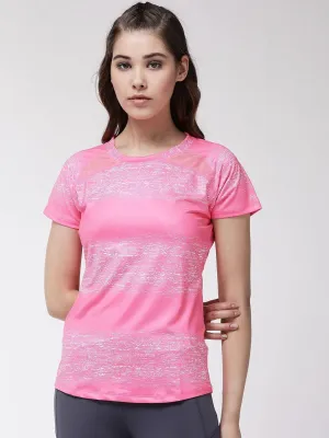 Women's Neon Print Gym Top
