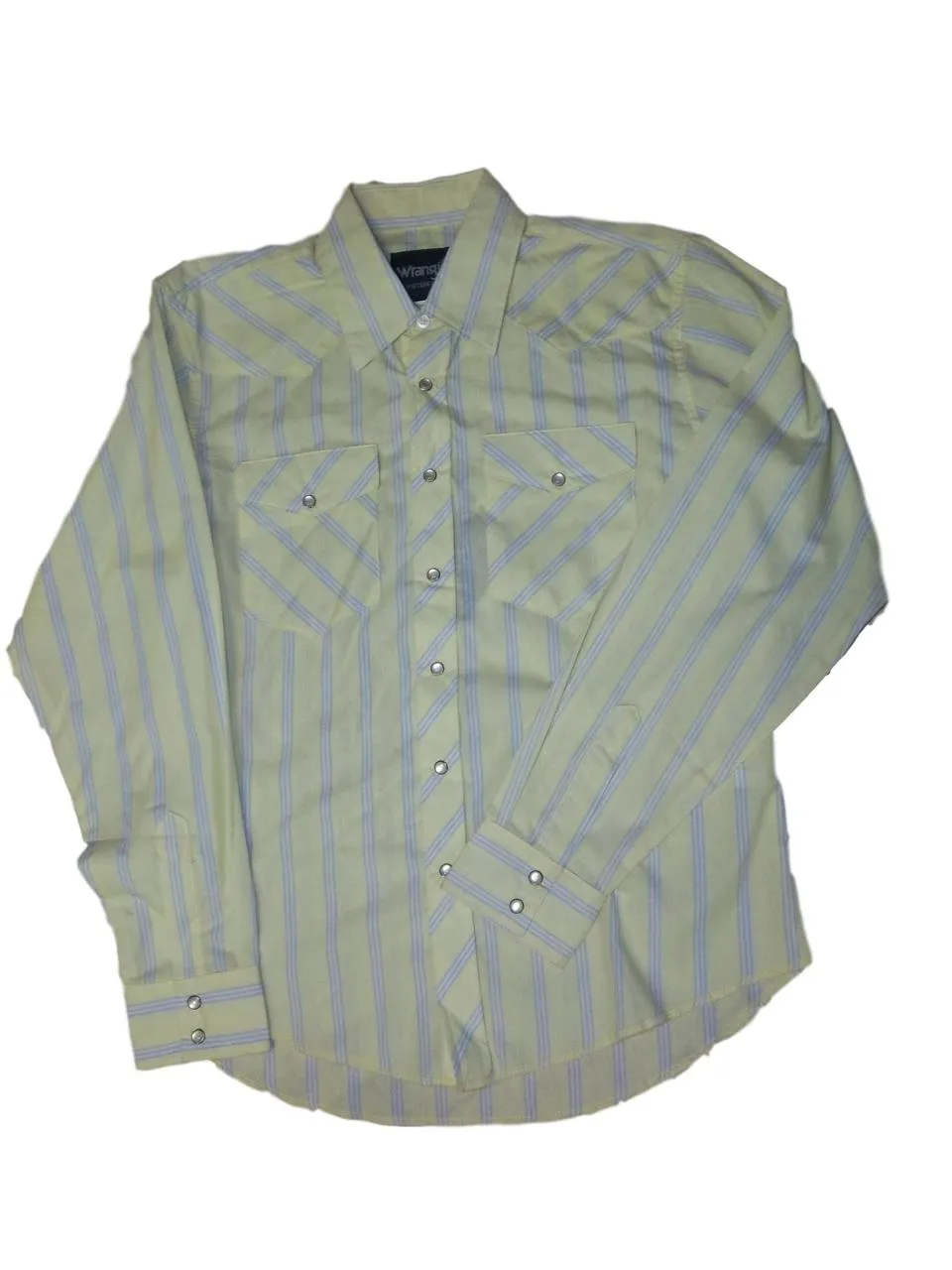 Wrangler Assorted Striped Pearl Snap Boys Western Shirt