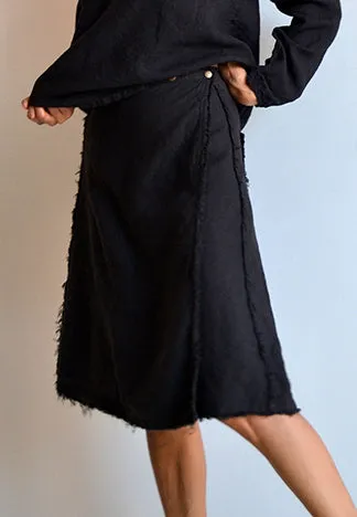 WRAP SNAP SKIRT