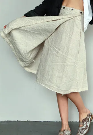 WRAP SNAP SKIRT
