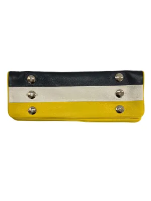 Yellow Black Long Clutch