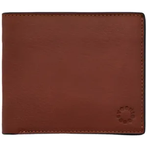 Yoshi Extra Capacity Brown Leather Wallet with Coin Pocket