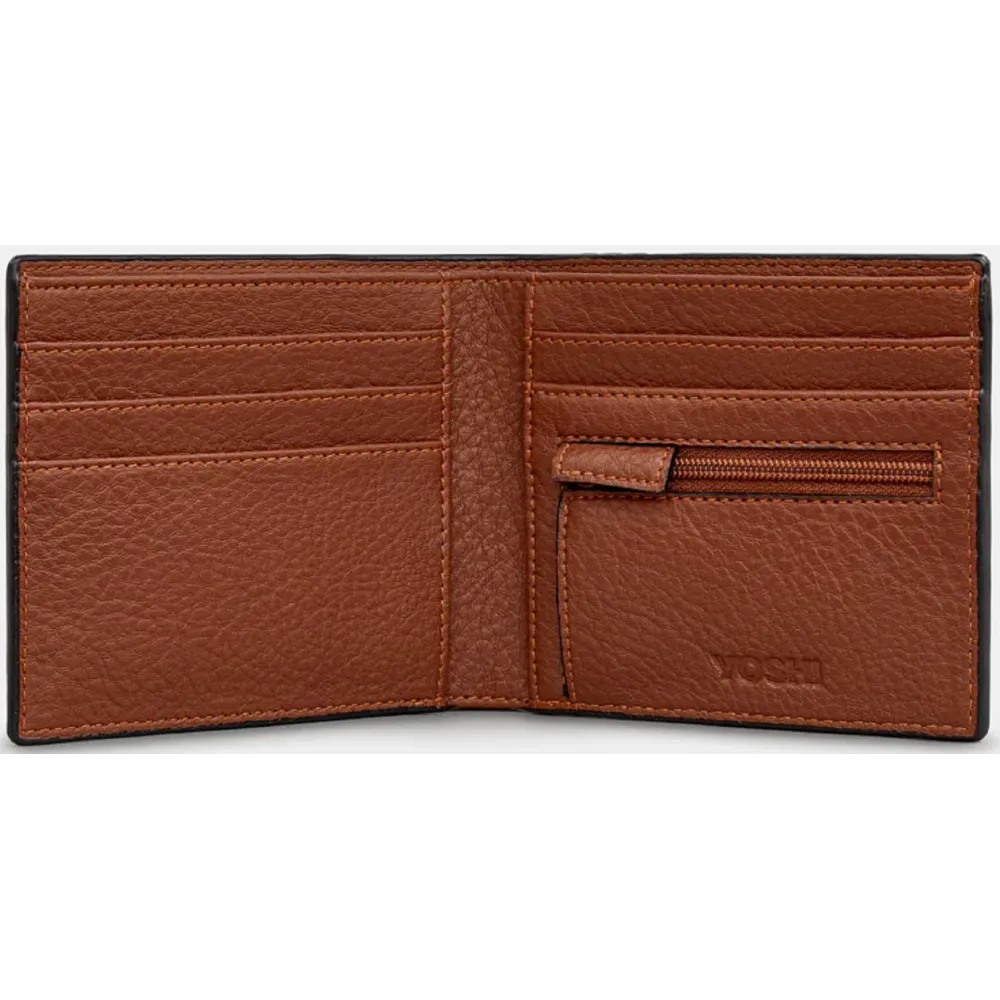 Yoshi Vegan Leather Bookworm Brown Wallet