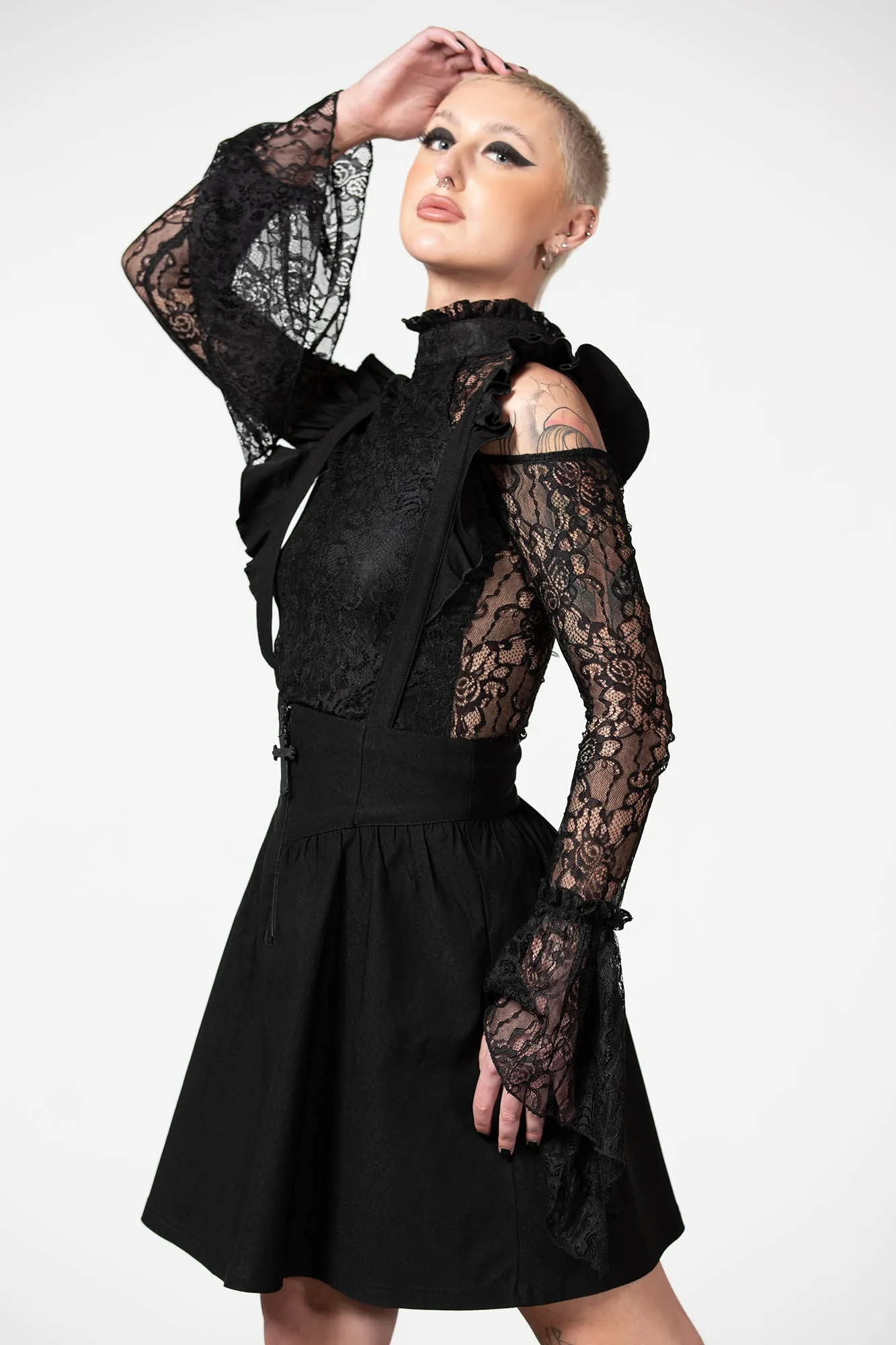 Yuna Suspender Skirt - Resurrect