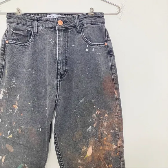 Zara • Custom Painter's Pants in Black