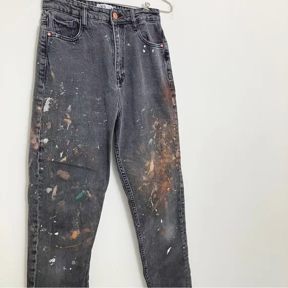 Zara • Custom Painter's Pants in Black