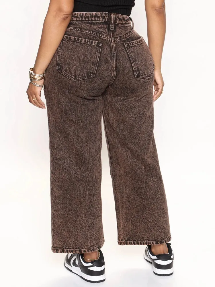 Zarah Ankle Wide Leg Jeans