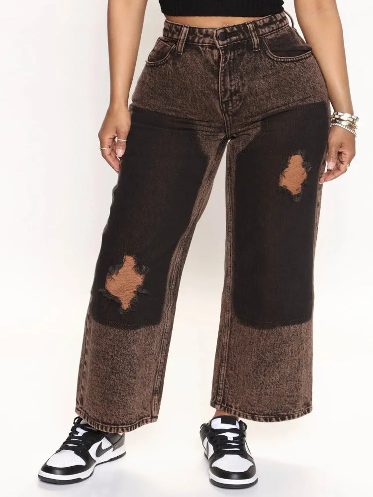Zarah Ankle Wide Leg Jeans